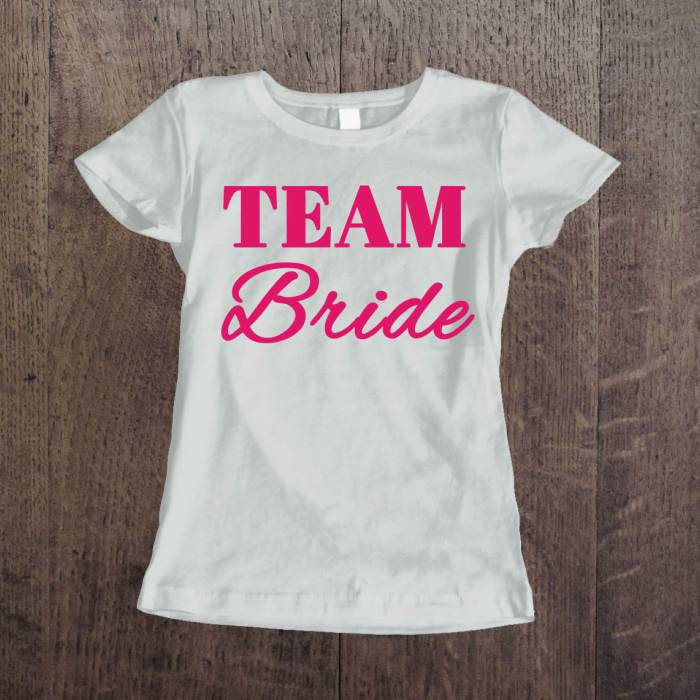 Personalizované tričko na rozlúčku so slobodou – Nevestina partia