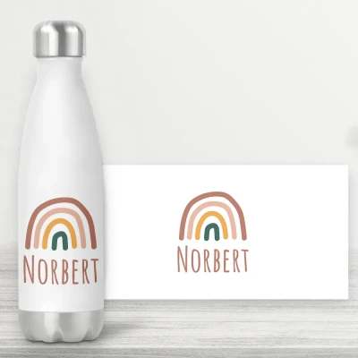 Personalizovaná fľaša - Zakrivené čiary