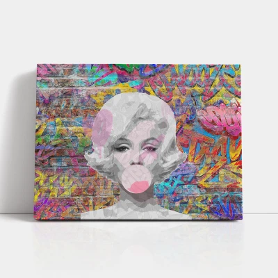 Obrazy na plátne - White face