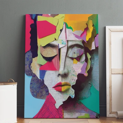 Kép - Absztrakt arckép