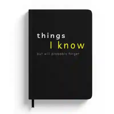 Personalizované diáre - things i know