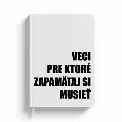 Notebook s personalizovaným textom