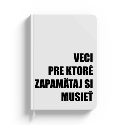 Notebook s personalizovaným textom