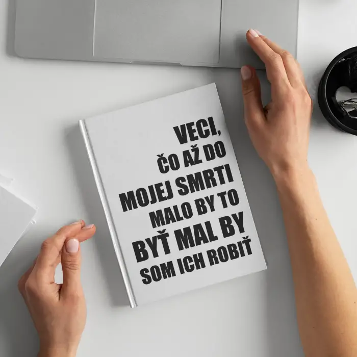 Personalizovaný notebook s odkazom