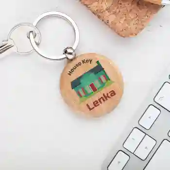 Personalizované drevené kľúčenky