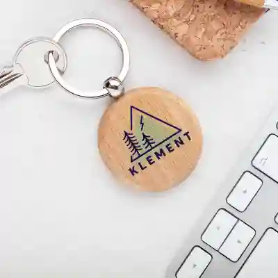 Personalizovaná drevená kľúčenka s horou