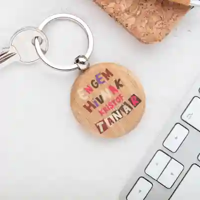 Personalizovaná drevená kľúčenka - Učiteľ