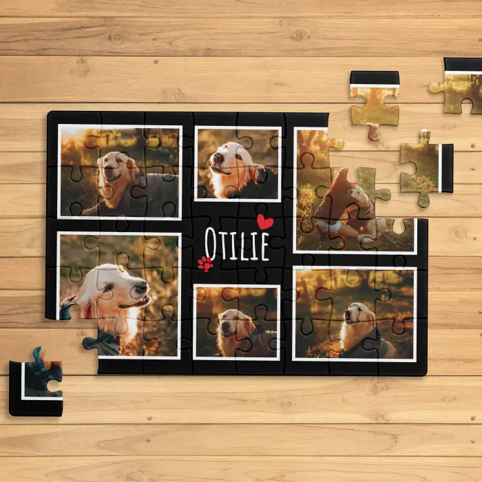 Personalizované puzzle so šteniatkami