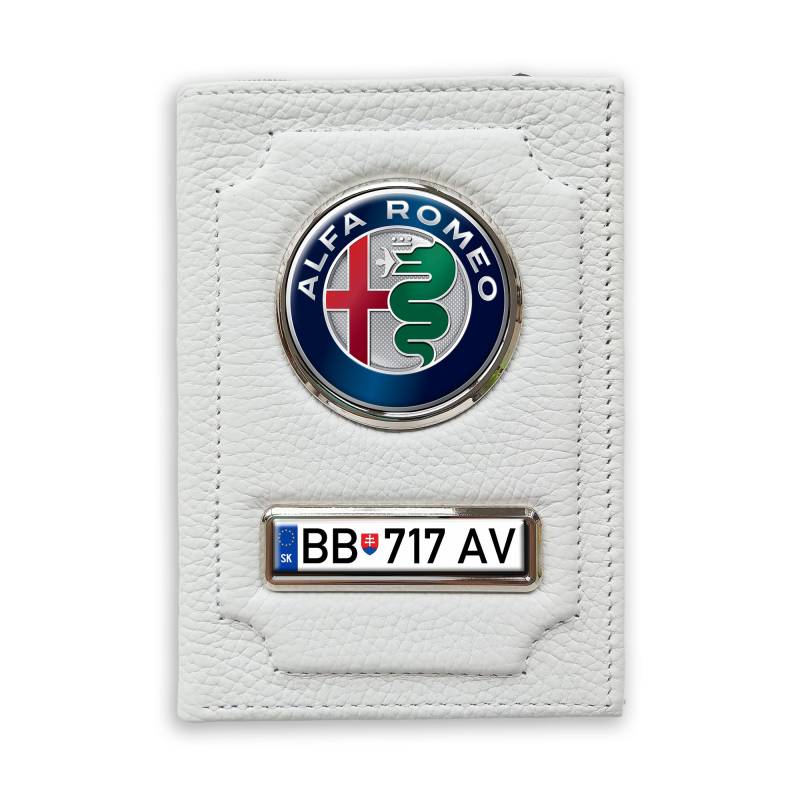 Peňaženka s priehradkou na peniaze - Alfa-Romeo