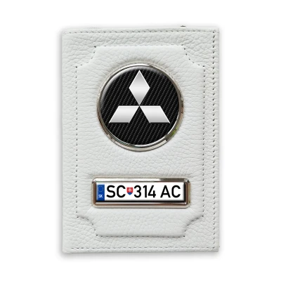 Peňaženka s priehradkou na peniaze - Mitsubishi Silver