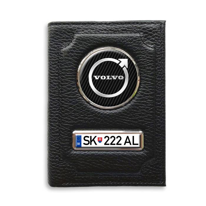 Peňaženka s priehradkou na peniaze - Volvo-Silver