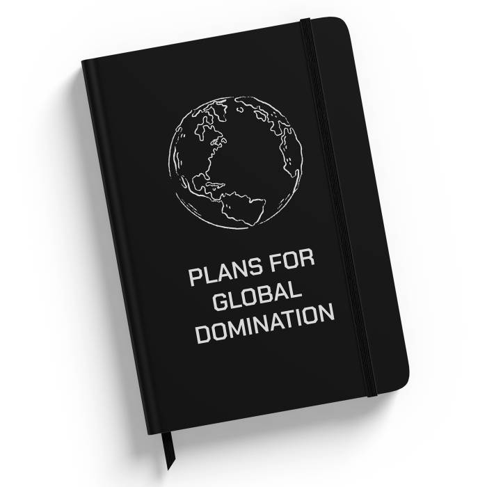 Personalizované diáre - Plans For Global Domination