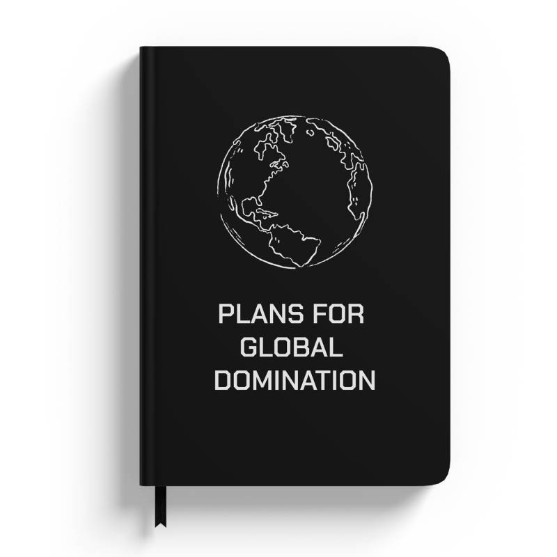 Personalizované diáre - Plans For Global Domination