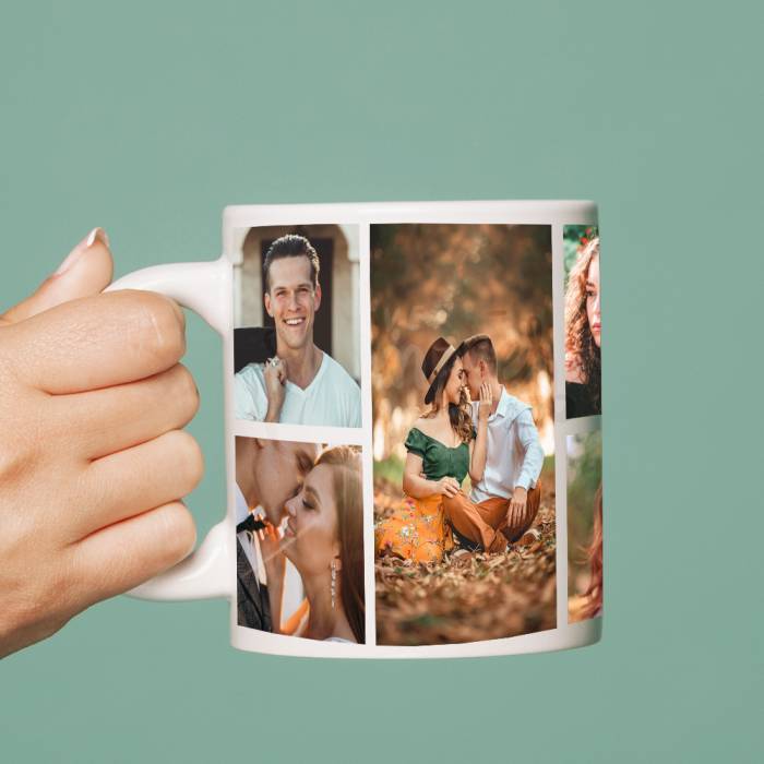 Personalizovaný hrnček s 8 fotografiami