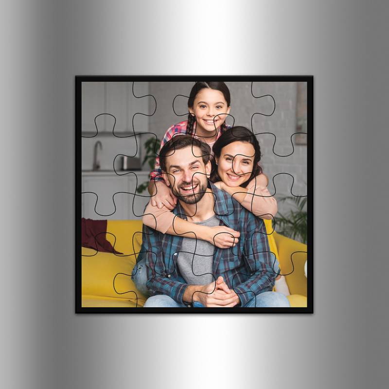 Personalizované magnetické puzzle s rámčekom Personalizované magnetické puzzle s rámčekom