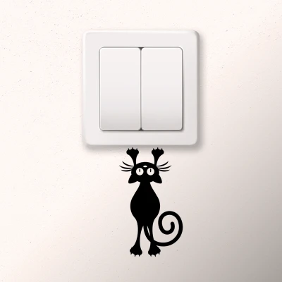 Nálepka na stenu - Mačka