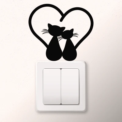 Nálepka na stenu - Mačka