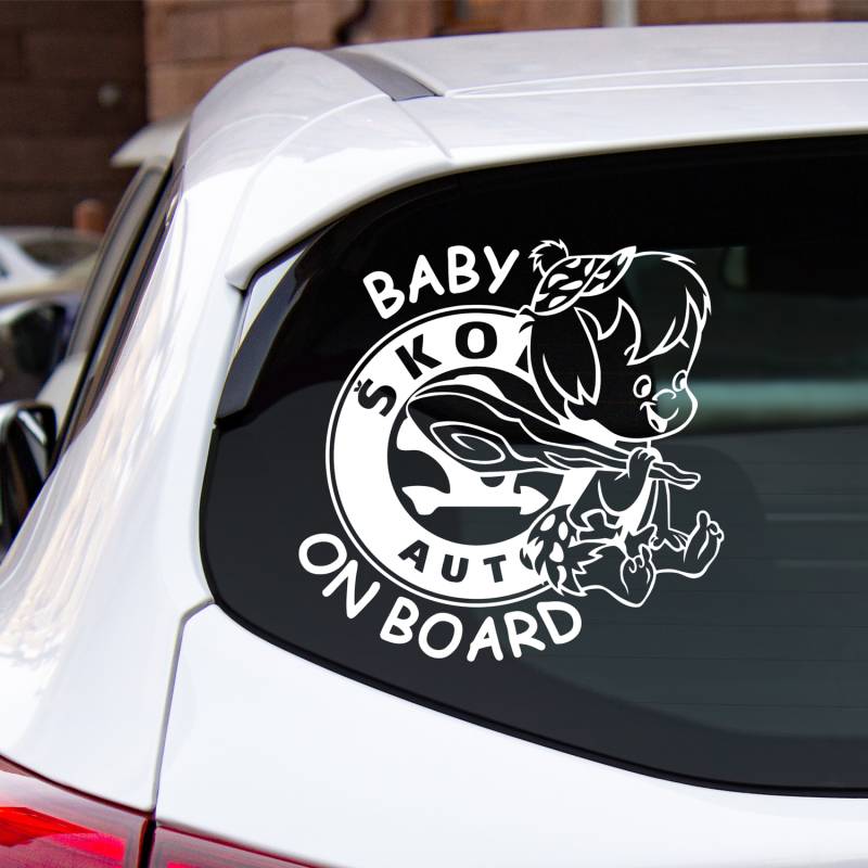 Autonálepka - Baby on board Skoda