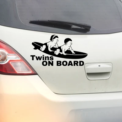 Autonálepka - Twins on board