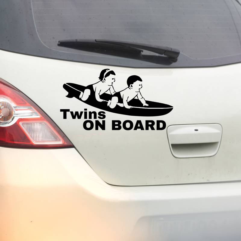Autonálepka - Twins on board