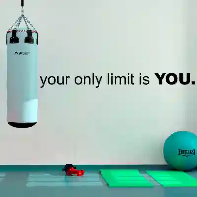 Nálepka na stenu - Your only limit is you