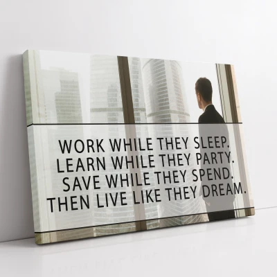 Obrazy na plátne - Work While