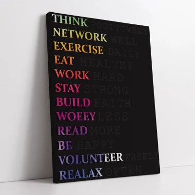 Obrazy na plátne - Think