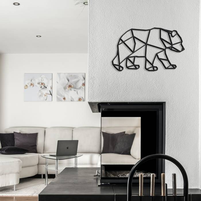 Dekorácia na stenu - Medveď